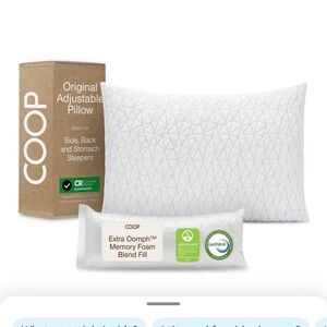 Adjustable Pillow - White